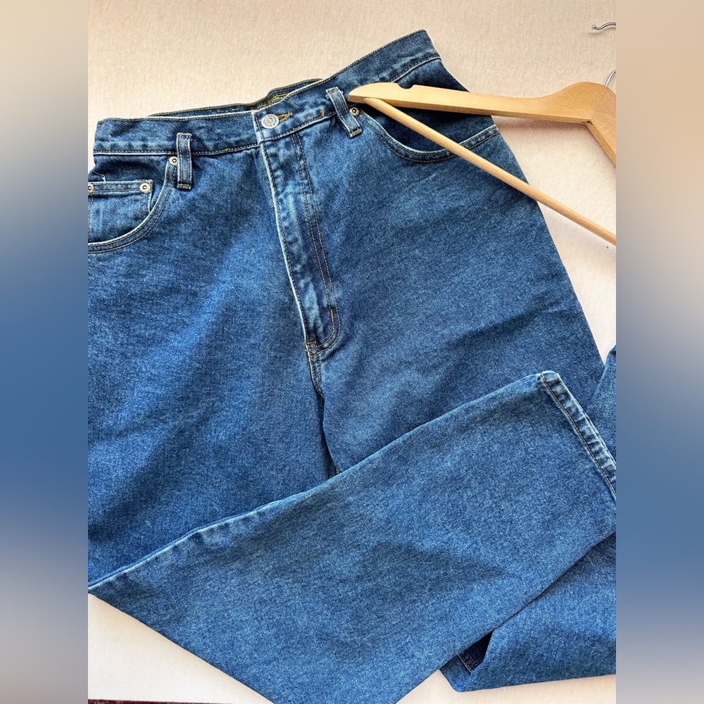 Vintage Bonjour High-Rise Denim Jeans
